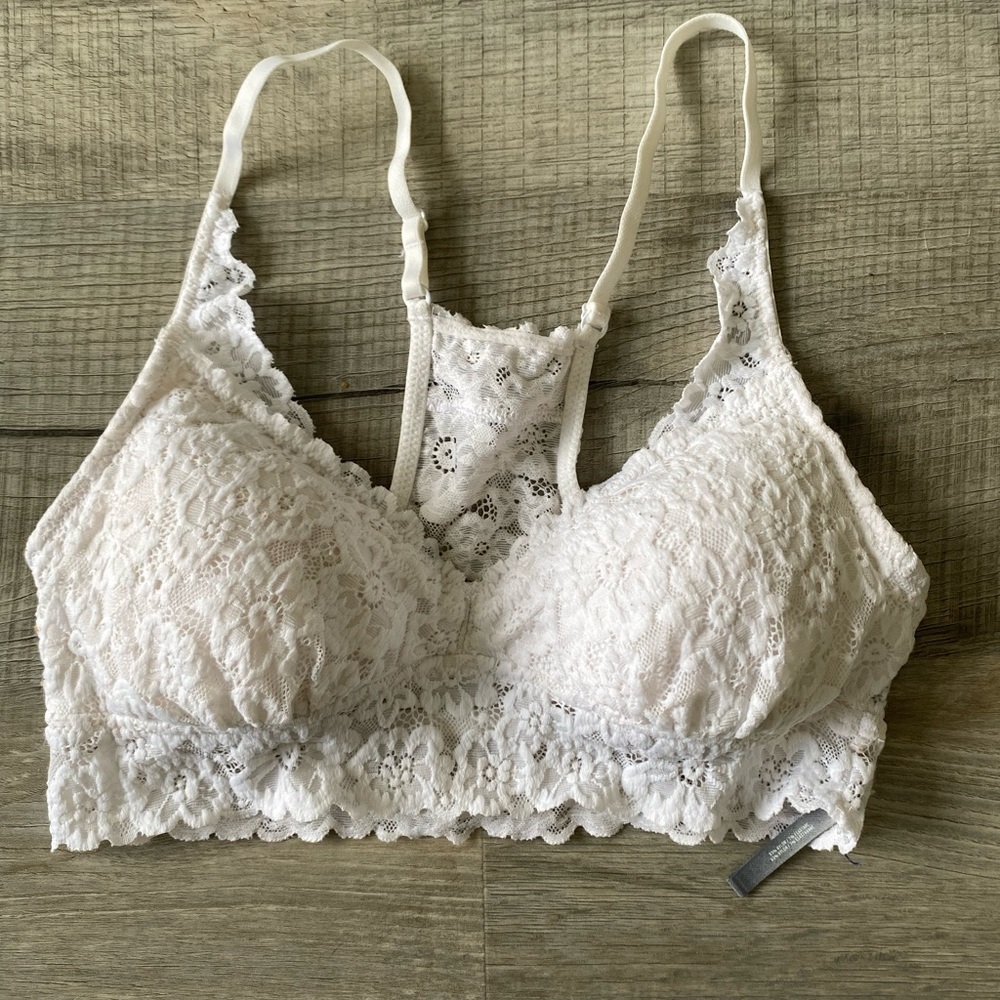 White padded Aerie bralette size small